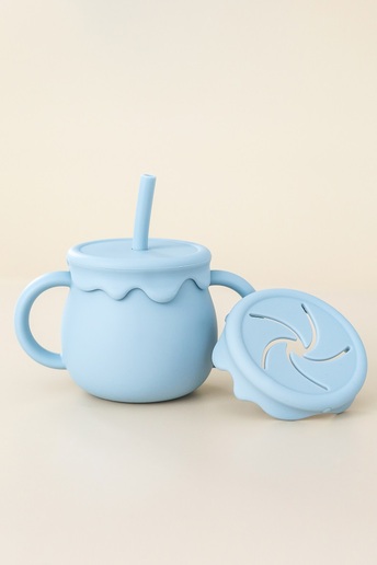 Снек стакан-поїльник Marshmallow, Блакитний